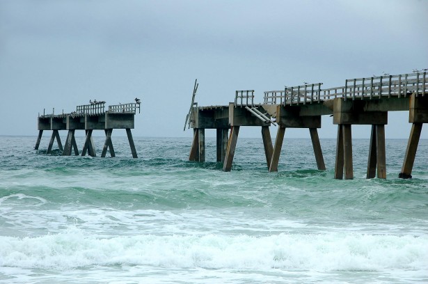 Broken pier
